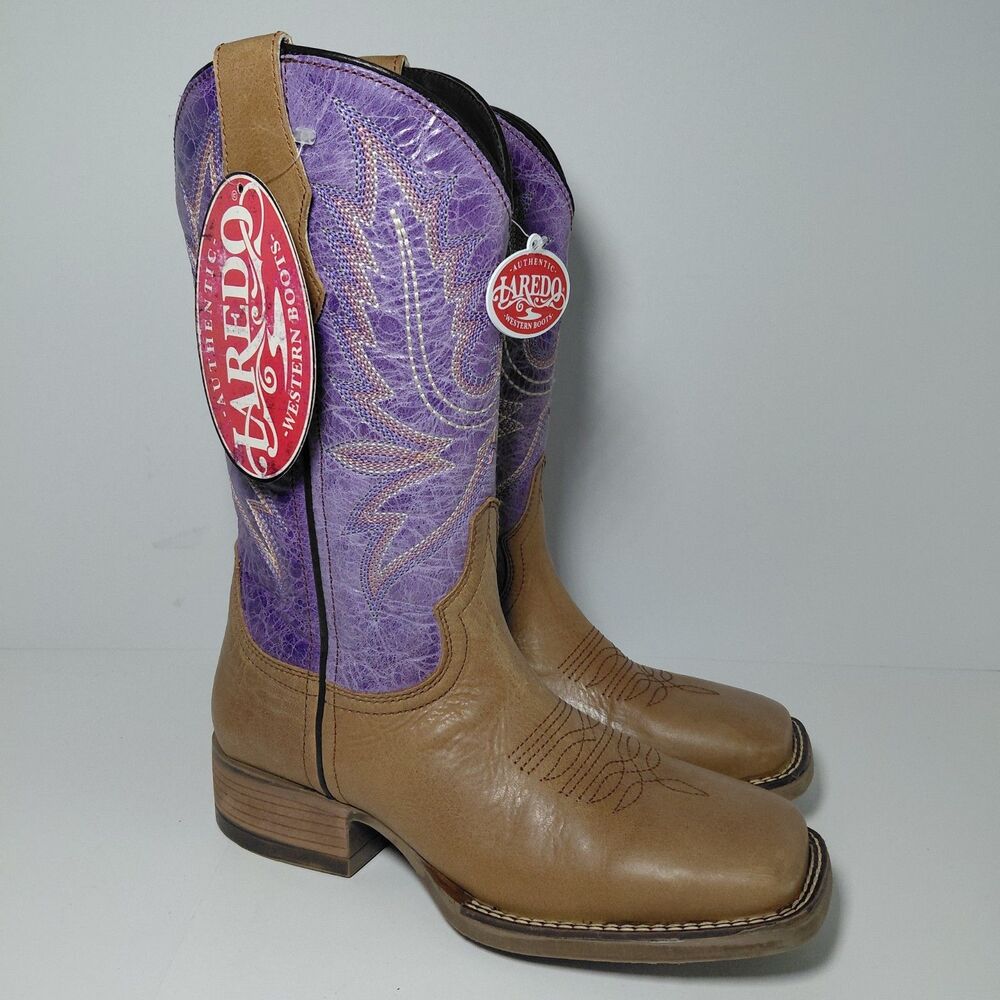 5947 Laredo Mara Square Toe Western Boot Women's Size 6.5